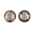 0.99 ctw Round Cut Smoky Quartz Loose Gemstone - Sticky add to cart bar