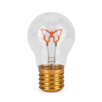 Livmore Butterfly Purple Rechargeable Decorative LED Light Bulb