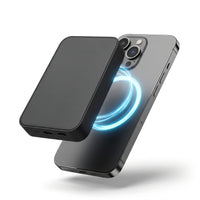 Livmore Black P5 Magnetic 5000mAh Power Bank with 5W Wireless Output