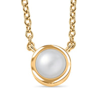 D'Joy Freshwater Pearl Necklace (18 Inches) in 18K Vermeil YG Over Sterling Silver