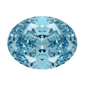IGI Certified Luxuriant Lab Grown Blue Diamond (Oval) (VS2) 2.00 ctw - Sticky add to cart bar