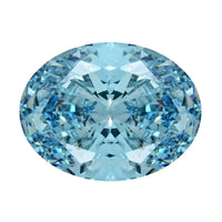 IGI Certified Luxuriant Lab Grown Blue Diamond (Oval) (VS2) 2.00 ctw