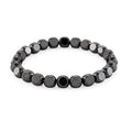 Hematite 120.00 ctw Stretch Bracelet (6.5-7In) - Sticky add to cart bar