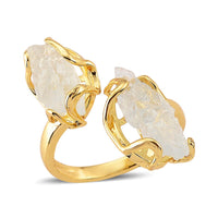 Aquamarine 14.00 ctw Ring (Adjustable) in Silvertone