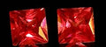 Princess Cut AAAA Color Change Garnet Set of 2 (Sqr 5x5 mm) 1.50 ctw - Sticky add to cart bar