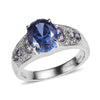 Simulated Tanzanite Diamond