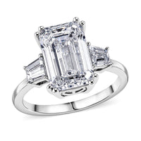 IGI Certified Luxuriant Lab Grown Diamond F VS 5.80 ctw Ring in 14K White Gold (Size 8.0)