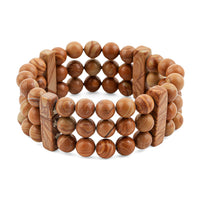 Scene Jasper Beaded Bracelet (7.0 In) 261.70 ctw