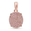 Luxoro 10K Rose Gold I3 Natural Pink Diamond Cocktail Pendant 0.33 ctw - Sticky add to cart bar