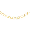 Italian 14K YG Over Sterling Silver 5.5mm Rolo Necklace 20 Inches 5.40 Grams - Sticky add to cart bar