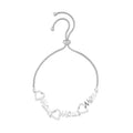 Karis Diamond Accent Bolo Bracelet in Platinum Bond & Stainless Steel , Tarnish-Free, Waterproof, Sweat Proof Jewelry - Sticky add to cart bar