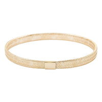Italian 10K Yellow Gold Stretchable Bracelet (0.90 g) (6.00-8.5In)